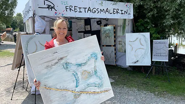 Dir Freitagsmalerin am Ammersee Strandmarkt