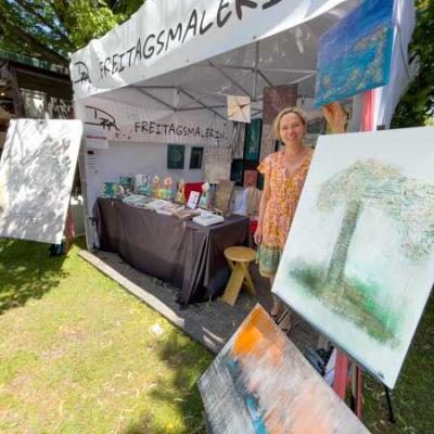 Ammersee Strandmarkt 2022 Freitagsmalerin 1 6